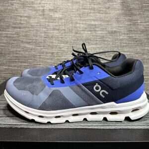 On Running Cloudrunner Shoes Mens Size 13 Blue Navy CloudTec 46.99016 Sneakers